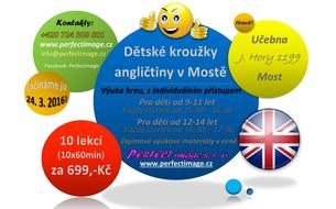 Jazykové kurzy angličtiny pro děti Most